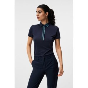 J.Lindeberg Alina Halbarm Polo navy