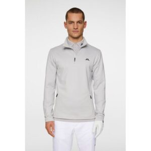 J.Lindeberg Aerial Quater Zip Stretch Midlayer grau