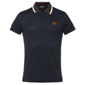 J.Lindeberg Glen Regular Fit Halbarm Polo navy