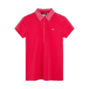 J.Lindeberg Cara Halbarm Polo pink