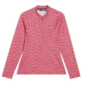 J.Lindeberg Marilyn Half Zip Stretch Midlayer pink