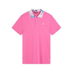 J.Lindeberg Glen Regular Fit Halbarm Polo pink