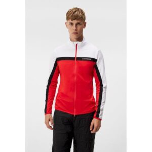 J.Lindeberg Jarvis Mid Layer Stretch Jacke rot