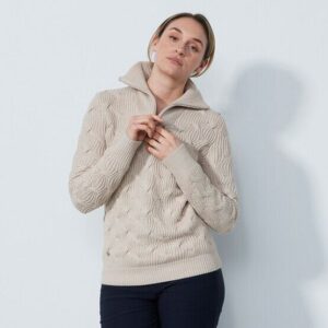 Daily Sports ERMONT Pullover Lining Windstopp Strick sand