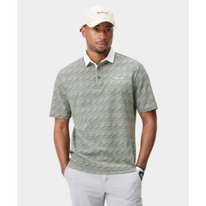 Macade Golf Range Shirt Halbarm Polo grün