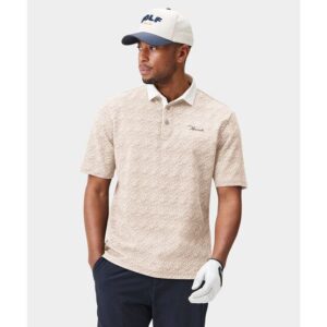 Macade Golf Range Shirt Halbarm Polo beige