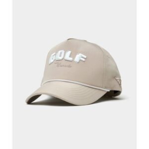 Macade Golf Crossover Rope Snapback Cap beige