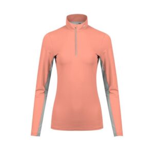 Kjus Sunshine Sport Half-Zip Stretch Unterzieher koralle