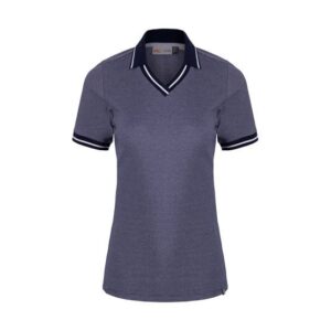 Kjus Bailey V-Neck Halbarm Polo navy