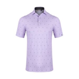 Kjus Golfer Halbarm Polo lila