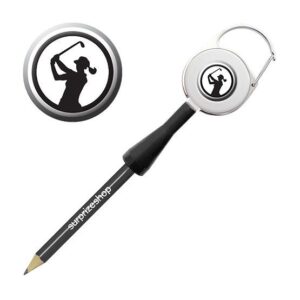 Surprizeshop Stift black Lady Golfer schwarz