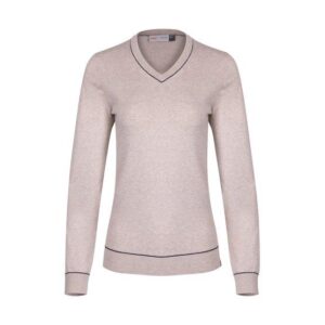 Kjus Kicki V-Neck Pullover Strick camel