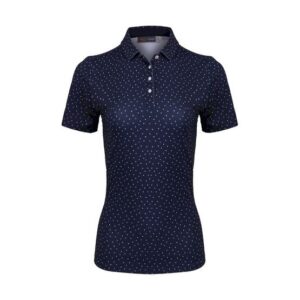 Kjus Enya Printed Halbarm Polo navy