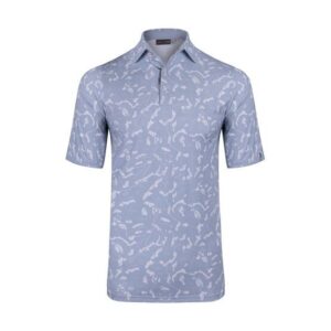 Kjus Golfer Halbarm Polo hellblau