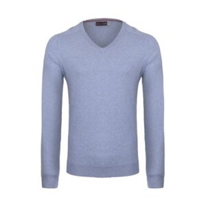 Kjus Kirk V-Neck Pullover Strick hellblau