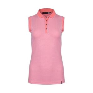 Kjus Ella Structure ohne Arm Polo rosa