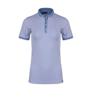 Kjus Ella Structure Halbarm Polo blau