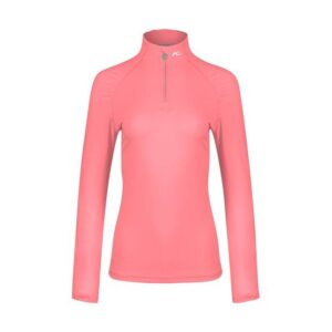 Kjus Nora Cooling Half-Zip Stretch Unterzieher rosa