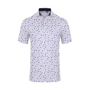 Kjus Golfer Halbarm Polo weiß