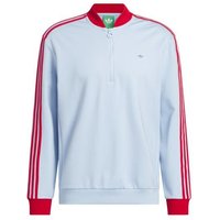 Adidas Golf Originals F 3 Str 1/4 Zip Stretch Midlayer hellblau