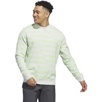 Adidas Ultimate365 Printed Crewneck Sweatshirt Stretch Midlayer hellgrün