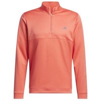 Adidas Ultimate365 Textured Quarter-Zip Top Stretch Midlayer rot