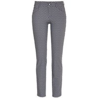 Alberto JANA - WR Print lang Hose schwarz