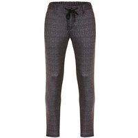 Alberto JUMP-G - Jersey Check Joggpant Hose blau