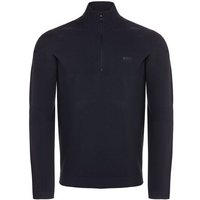 BOSS K_Seamless Tech_QZ Pullover Strick navy