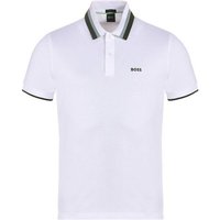 BOSS Paddy AP Heritage Halbarm Polo weiß