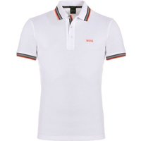 BOSS Paddy Halbarm Polo weiß