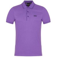 BOSS Paule 4 Halbarm Polo lila 2 BOSS Paule 4 Halbarm Polo lila