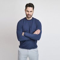Backtee First Skin Round Neck Stretch Unterzieher navy 2 Backtee First Skin Round Neck Stretch Unterzieher navy 1