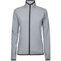 Backtee Ladies 80G Packable Shield Windstopp Jacke grau