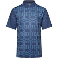 Backtee Mens Birdie Halbarm Polo navy