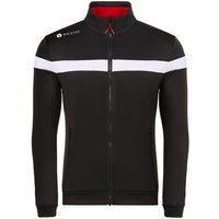 Backtee Mens Full Zip Shield Midlayer Jacke schwarz