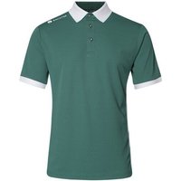 Backtee Mens Hole-in-one Halbarm Polo dunkelgrün