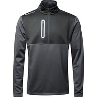 Backtee Zipneck Shield Thermo Midlayer dunkelgrau
