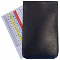 Big Max Scorekartenhülle aus Leder (eh. Izzo) schwarz