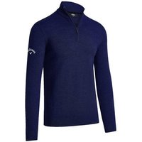 Callaway 1/4 ZIPPED MERINO SWEATER Troyer Strick navy