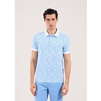 Chervo ABBONO Halbarm Polo hellblau