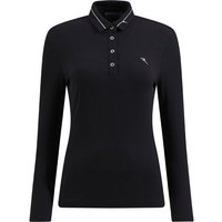 Chervo ACUME Langarm Polo schwarz