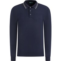 Chervo ALFABETO Langarm Polo navy