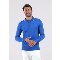 Chervo ALFABETO Langarm Polo royal