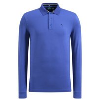 Chervo AROMATICO Langarm Polo kobalt