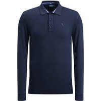 Chervo AROMATICO Langarm Polo navy