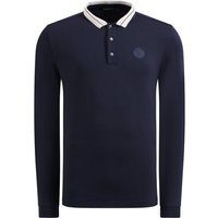 Chervo Affranto Langarm Polo navy 2 Chervo Affranto Langarm Polo navy