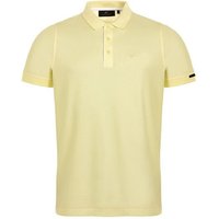 Daniel Springs 2-Tone Pique Halbarm Polo gelb 2 Daniel Springs 2 Tone Pique Halbarm Polo gelb
