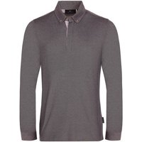 Daniel Springs 2-Tone Pique Thermo Langarm Polo camel