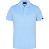 Daniel Springs Anti Odor Funktions Halbarm Polo hellblau